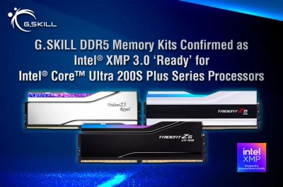 Комплекты памяти G.SKILL DDR5 теперь поддерживают Intel XMP 3.0 для процессоров Core Ultra 200S Plus - playground.ru