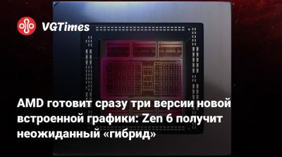 AMD готовит сразу три версии новой встроенной графики: Zen 6 получит неожиданный «гибрид» - vgtimes.ru