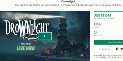 Drownlight - градострой на воде в духе Frostpunk - выполнил первую цель на Kikstarter за 3 дня. Результат - $98000 - playground.ru