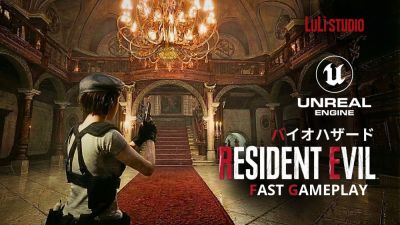Крис Редфилд - Энтузиаст создаёт ремейк культового хоррора Resident Evil 1 на Unreal Engine 5 - playground.ru