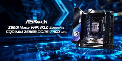 Материнская плата ASRock Z890I Nova WiFi 2.0 поддерживает 256 ГБ памяти DDR5-7400 с модулями CQDIMM - playground.ru