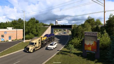 Новые скриншоты из будущего DLC Иллинойс для American Truck Simulator - Спрингфилд - playground.ru - Сша - штат Иллинойс - Спрингфилд