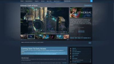 Платный ранний доступ, стартовый контент и будущие патчи — Страница в Steam раскрыла детали запуска Ethereal: Clash of Souls - mmo13.ru
