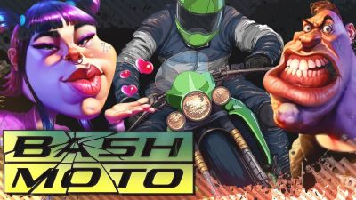Вышел новый трейлер ретро мотогонки с драками - Bash Moto - playground.ru