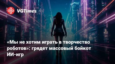 «Мы не хотим играть в творчество роботов»: грядет массовый бойкот ИИ-игр - vgtimes.ru