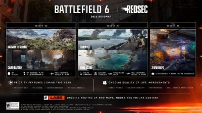 В сеть утекла дорожная карта Battlefield 6 на 2026 год - playground.ru