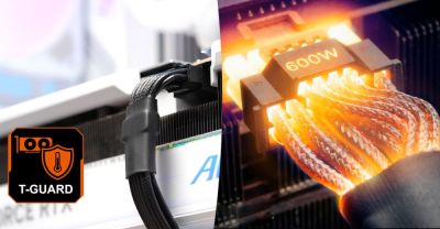 Gigabyte представила технологию T-Guard для защиты видеокарт от перегрева кабелей 12V-2x6 - playground.ru