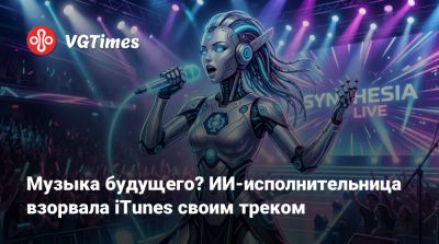 Музыка будущего? ИИ-исполнительница взорвала iTunes своим треком - vgtimes.ru