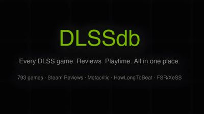 В сети появился агрегатор DLSSdb для поиска игр с поддержкой технологий масштабирования - playground.ru