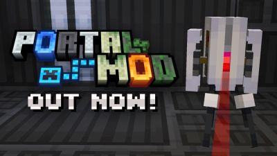 Модификация PortalMod добавила механики из игры Portal в Minecraft - playground.ru