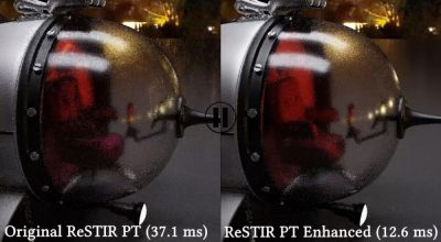 NVIDIA заявляет, что новое обновление трассировки пути ReSTIR стало в 2-3 раза быстрее, но это всё ещё исследование - playground.ru