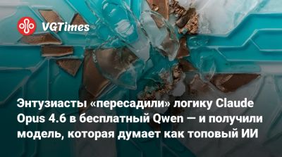 Энтузиасты «пересадили» логику Claude Opus 4.6 в бесплатный Qwen — и получили модель, которая думает как топовый ИИ - vgtimes.ru