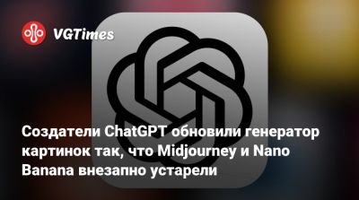 Создатели ChatGPT обновили генератор картинок так, что Midjourney и Nano Banana внезапно устарели - vgtimes.ru