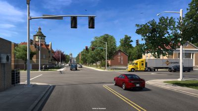 Новые скриншоты из будущего DLC Южная Дакота для American Truck Simulator - города - playground.ru - Сша - штат Северная Дакота