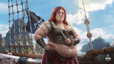 Assassin's Creed Black Flag Resynced вызвал споры среди фанатов по причине спорного дизайна куртизанок - playground.ru