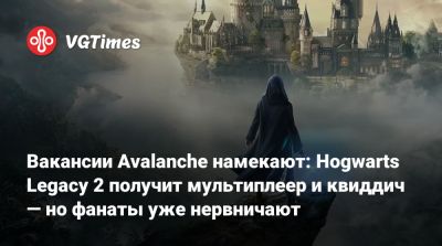 Гарри Поттер - Harry Potter - Вакансии Avalanche намекают: Hogwarts Legacy 2 получит мультиплеер и квиддич — но фанаты уже нервничают - vgtimes.ru