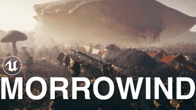 Лео Торрес - Энтузиаст воссоздал Альд'рун из The Elder Scrolls III: Morrowind на Unreal Engine 5 - playground.ru - Тамриэля