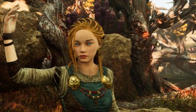 Для God of War: Ragnarok вышел мод с белой Ангрбодой - playground.ru