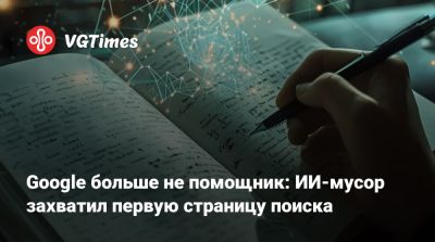 Google больше не помощник: ИИ-мусор захватил первую страницу поиска - vgtimes.ru