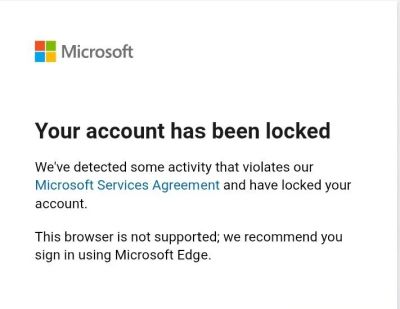 Пользователь сети обвинил компанию Microsoft в блокировке аккаунта за отказ от браузера Edge - playground.ru
