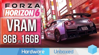 Hardware Unboxed заявили, что 8 ГБ видеопамяти недостаточно для Forza Horizon 6 - playground.ru