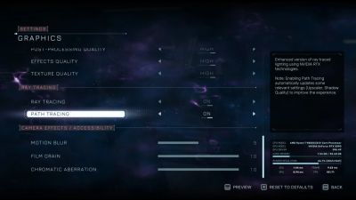 В хорроре Directive 8020 режим трассировки пути принудительно включает DLSS Quality - playground.ru