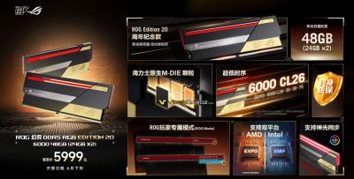 ASUS выходит на рынок памяти для энтузиастов с комплектами DDR5 серии ROG - playground.ru - Сша - Китай