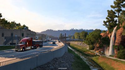 Новые скриншоты из будущего DLC Южная Дакота для American Truck Simulator - Хот-Спрингс - playground.ru - Сша - штат Мэриленд