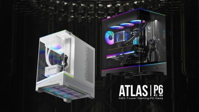 GAMDIAS выпускает флагманский игровой корпус ATLAS P6 CG с панорамным обзором и интеллектуальным охлаждением - playground.ru