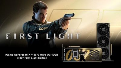 Джеймс Бонд - Компания Colorful выпустила iGame NVIDIA GeForce RTX 5070 Ultra OC 12GB, посвящённая 007 First Light - playground.ru