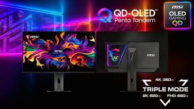 MSI представит первый в мире трехрежимный QD-OLED монитор с частотой до 680 Гц - playground.ru