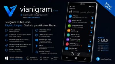 Энтузиаст разрабатывает неофициальный клиент Telegram для Windows Phone - playground.ru