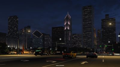 Новые скриншоты из будущего DLC Иллинойс для American Truck Simulator - Чикаго - playground.ru - Сша - штат Мичиган - штат Иллинойс