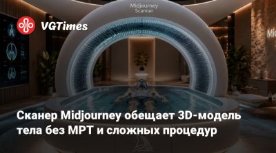 Сканер Midjourney обещает 3D-модель тела без МРТ и сложных процедур - vgtimes.ru - Сша - Сан-Франциско