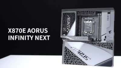 Gigabyte готовит X870E AORUS Infinity Next - материнскую плату с 3D-печатными радиаторами и 64-фазной системой питания - playground.ru