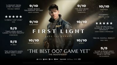 Джеймс Бонд - Студия IO Interactive опубликовала хвалебный трейлер 007 First Light - playground.ru