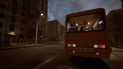 В Steam появилась страница симулятора Post-Soviet Bus Simulator о работе водителя в эпоху перемен - playground.ru