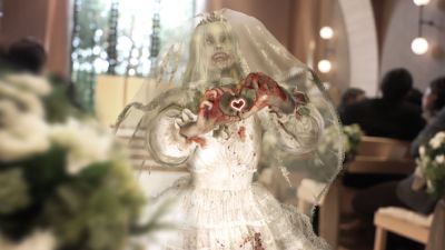 Популярную зомби-певицу из Resident Evil Requiem нарядили в свадебное платье - она стала еще очаровательнее - playground.ru