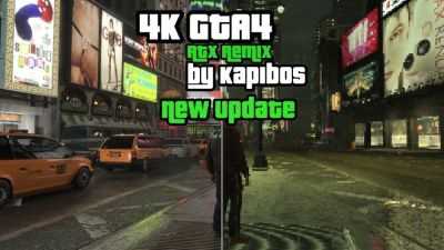 Мод RTX Remix с трассировкой лучей для GTA 4 получает новые высокополигональные 4K-модели - playground.ru