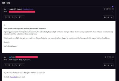 Партнер Sony по верификации возраста пригрозил заявить в полицию на пользователя операционной системы GrapheneOS - playground.ru
