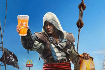 Ремейк Assassin's Creed Black Flag устроил пиратский рейд на соцсети - в акции участвуют даже McDonald's - playground.ru