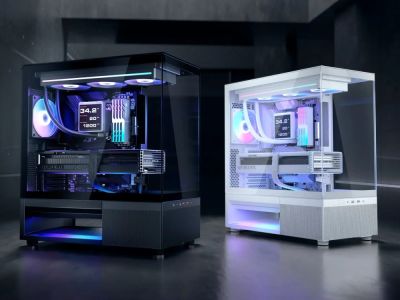 Cougar CFV220 RGB - панорамный ATX-корпус с тройным стеклом, плавающим воздушным потоком и местами под 360-мм СЖО - playground.ru