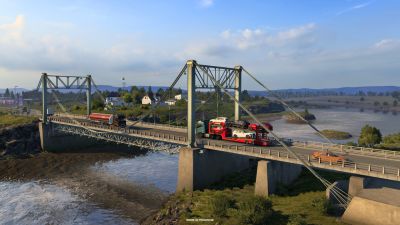 Новые скриншоты из будущего DLC Исландия для Euro Truck Simulator 2 - мосты - playground.ru - Исландия