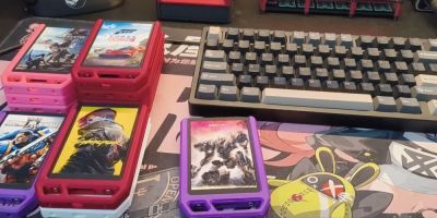Геймер превратил библиотеку Steam в коллекцию "картриджей", которые можно потрогать - playground.ru