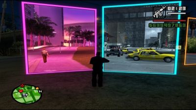 Томми Версетти - Моддер объединил GTA III, Vice City и San Andreas с помощью работающих порталов - playground.ru