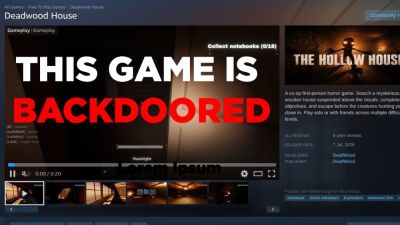 Игроки заподозрили бесплатную игру в Steam в распространении вредоносного ПО - playground.ru