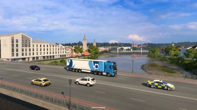 Новые скриншоты из проекта Переработка Великобритании для Euro Truck Simulator 2 - Инвернесс - playground.ru - Англия - Шотландия