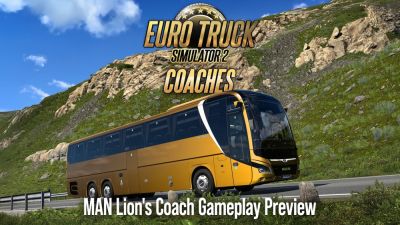 Разработчики SCS Software показали первый геймплей из DLC Автобусы для Euro Truck Simulator 2 - playground.ru