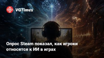 Опрос Steam показал, как игроки относятся к ИИ в играх - vgtimes.ru
